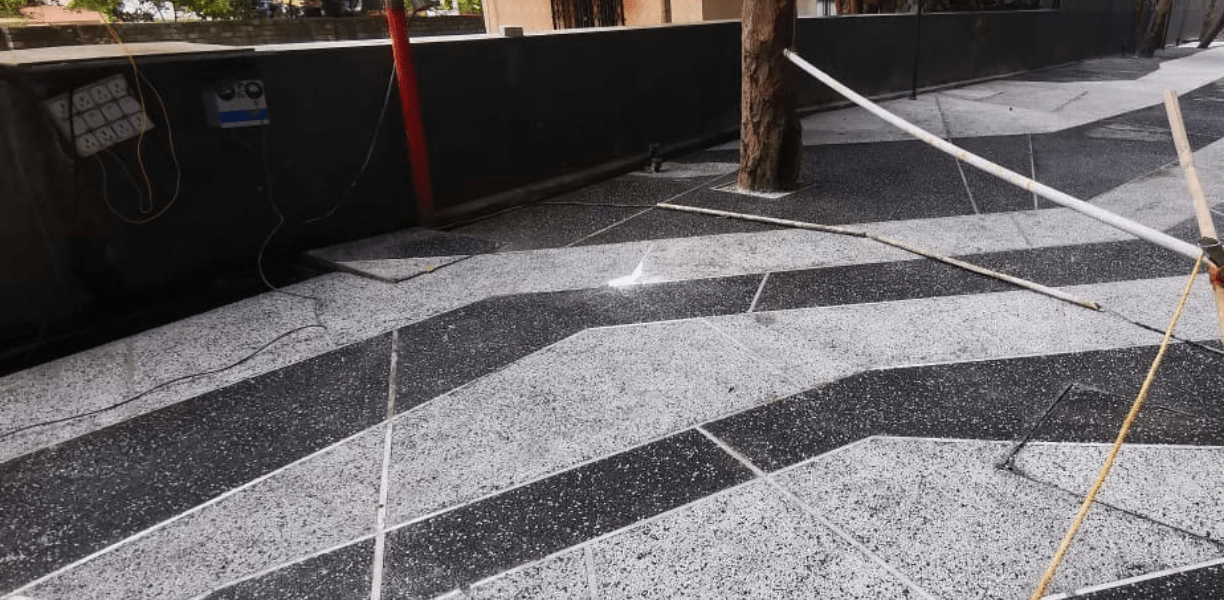 Anti Skid Stonecrete Flooring