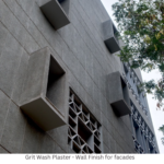 Grit Wah Plaster or StoneCrete Wall Plaster for Outdoor