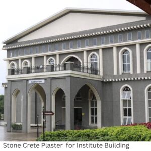 Stone Crete Plaster as known as grit wash plaster or exposed aggregate wall plaster